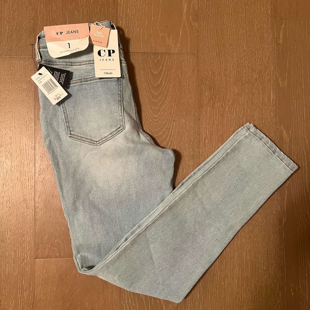 CP Jeans Iconic Slim Mom Jeans NWT | High-Rise Stretch Denim | Juniors